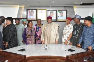 Courtesy visit to Minister for Agriculture after election and INAUGRATION of the newly elected excos